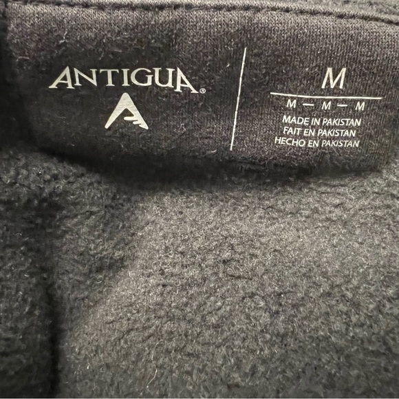 Antigua Black Full Zip Philadelphia Eagles hoodie M - Picture 6 of 6